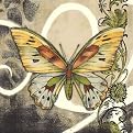 Butterfly Song I - 24 X 24"