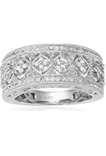 Sterling Silver Diamond Lattice Ring (1/4 cttw, I-J Color, I2-I3 Clarity)