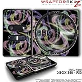 DJ Hero Skin Neon Swoosh on Black fit XBOX 360 and PS3 (DJ HERO NOT INCLUDED)