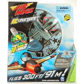 Air Hogs - 2008 - Spin Master Ltd - E Chargers - Outdoor Plane - Quick Charger Included - Easy To Fly - Durable Foam Body - Motorized High Performance - Flies 300 ft - Charge in 10 Seconds - Mint - Limited Edition - Collectible