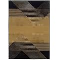 Lanai Pyramid Rug - Beige/ Black (3'7"x5'6")