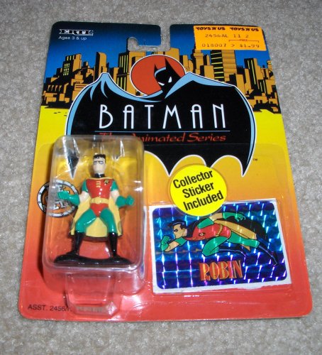  Ertl - Batman - The Animated Series - Robin Figure - Die Cast Metal - Rare - w/ Collector Sticker - Limited Edition - Mint - Collectible