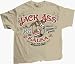 Jack Ass T-Shirt (extra large) A classic! Our salsa design is printed on the front of a Khaki colored t-shirt in attractive earth tones.A classic! Our salsa design is printed on the front of a Khaki colored t-shirt in attractive earth tones.