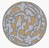 Deco Asian Aureole Auto Glass Sticker
