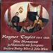 Classical Music : Taylor: Six Sonatas For Cello And Fortepiano
