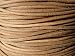 Lederband, Lederschnur, Lederriemen 5 m. Rund 2,0 mm. Natur
