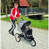 Karlie 31616 - Sport Buggy - 123 x 57 x 105 cm, schwarz / grau
