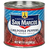 Empacadora San Marcos Chipotle Peppers in Adobo Sauce, 11-Ounce Cans (Pack of 12)