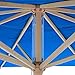 13ft XL Outdoor Patio Umbrella w/ German Beech Wood Pole Beach Yard Garden Wedding Caf?Garden (Blue)