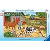 Ravensburger 06035 - Gl�ckliches Bauernhofleben - 15 Teile Rahmenpuzzle
