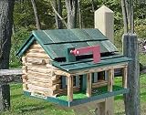 Log Shack Mailbox w/ Porch