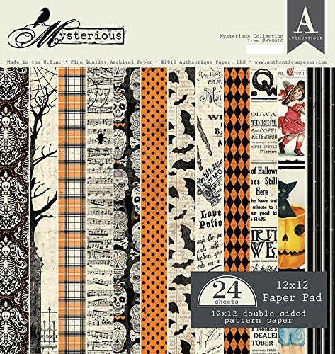 From Authentique's Mysterious 12x12 Paper Pad