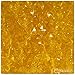 BeadTin Dark Yellow Transparent 18mm SunBurst Craft Beads (150pcs)
