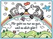Ravensburger 14564 - Sheepworld: Mir geht es nur so gut, weil es dich gibt! - 500 Teile Puzzle