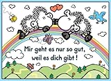 Ravensburger - 145645 - Sheepworld: Mir geht es nur so gut, weil es dich gibt! - 500 Teile Puzzle - 