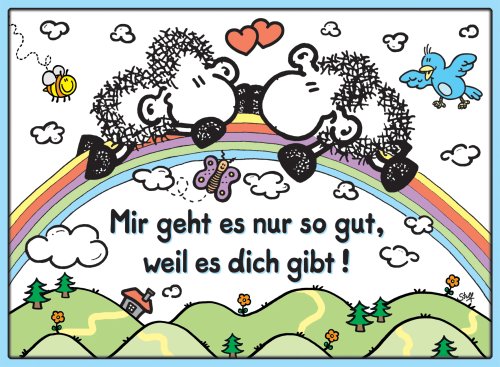 Childrens Toyshop  Spielwaren : Ravensburger - 145645 - Sheepworld: Mir geht es nur so gut, weil es dich gibt! - 500 Teile Puzzle