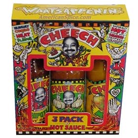 Cheech Hot Sauce Gift 3 Pack, Gift Pack, 15 fl oz