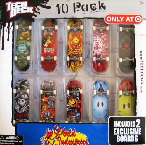 Childrens Toyshop  Toys : Tech Deck World Industries Exclusive 10 Pack