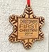 Baby's First Christmas Ornament 2018 Personalized Snowflake