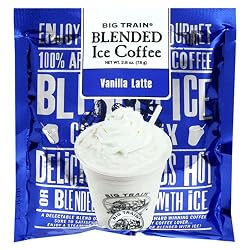 Big Train Blended Ice Coffee, Vanilla Latte, 2.8-Ounce Bags (Pack of 25)