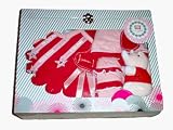 Newborn Girls ECKO Red 4pc Tournament Baby Dress Gift Set