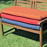 outdoor swing cushions  Outdoor 4 ft. Bench Cushion Fabric: Lyndhurst Raven