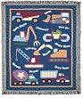 Under Construction Woven Throw Blanket by Olive Kids