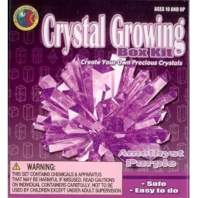 Crystal Growing - Complete Science Kit - Amethyst Purple