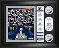 Seattle Seahawks Super Bowl 48 Champions Banner Silver Coin Photo Mint