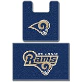 St Louis Rams Two Piece Bath Rug Set