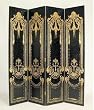 Vintage Theatre Four Panel Room Divider
