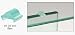 CRL 1/2 Long Clear Heavy Glass Top Vinyl for 1/2 Glass - 10 Pack