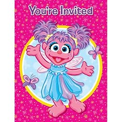 Abby Cadabby Invitations and Thank-You Notes (8 each)