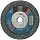 PFERD Polifan PSF Abrasive Flap Disc, Large Radius, Radial Shape, Threaded Hole, Phenolic Resin Backing, Zirconia Alumina, 5" Dia., 40 Grit (Pack of 1)