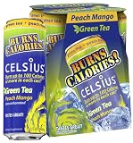Celsius - Celsius Green Tea Peach Mango, 4 cans