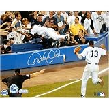 New York Yankees Autograph Derek Jeter Wide Angle Dive 16x20.