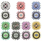 Bluff King Ultimate Tournament Poker Chip Set with 1,500 Clay Composite 11.5 gram Chips).