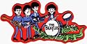 The Beatles - Cartoon Group Shot Playing Instruments with Alligators / Crocodiles - Embroidered Iron On or Sew On Patch