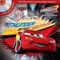 Disney CARS 2010 WALL CALENDAR with BONUS DVD