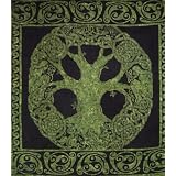 Celtic Tree of Life Tapestry-Bedspread-Coverlet-Wall