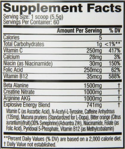 Cellucor C4 Extreme Pre-workout W/NO3 Green Apple 60 Servings 330g