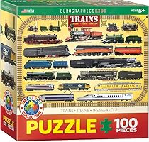 Trains 100 Piece Jigsaw Puzzle
