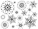 Hero Arts S5069 Woodblock Stamps, Stunning Snowflakes