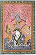 ShalinCraft Ancient Art of India Home Decor Patachitra Paintings Organic Color on Paper 18 inches x 12 inches (pata252)