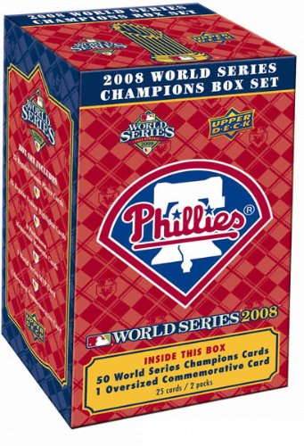 Buy Philadelphia Phillies 2008 World Series Champions Upper Deck Commemorative Box Set by Upper Deck