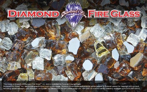 Tuscan Reserve Premixed Diamond Fire Glass 5 Pound Bag