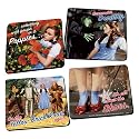 Vandor 71085 The Wizard of Oz Coasters, 4-Piece Wood Coaster Set, Multicolored