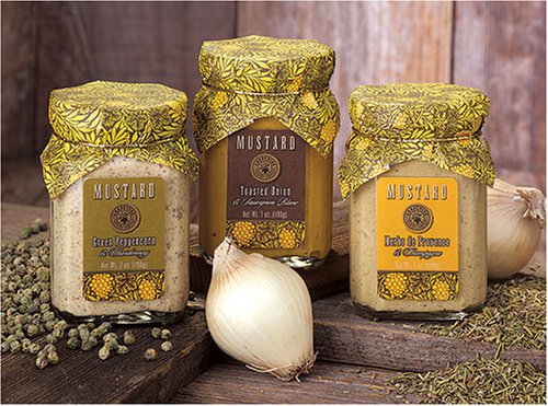 Toasted Onion & Sauvignon Blanc Savory Mustard 7 oz by GrapeVine Trading Company