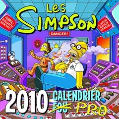 Calendrier Pro les Simpson 2010