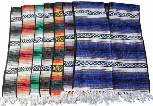 Traditional Mexican Blanket Poncho,